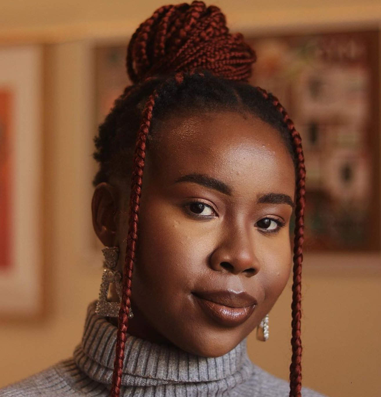 model showcasing The MATTERfying Foundation 30 Fate for a flawless matte finish.