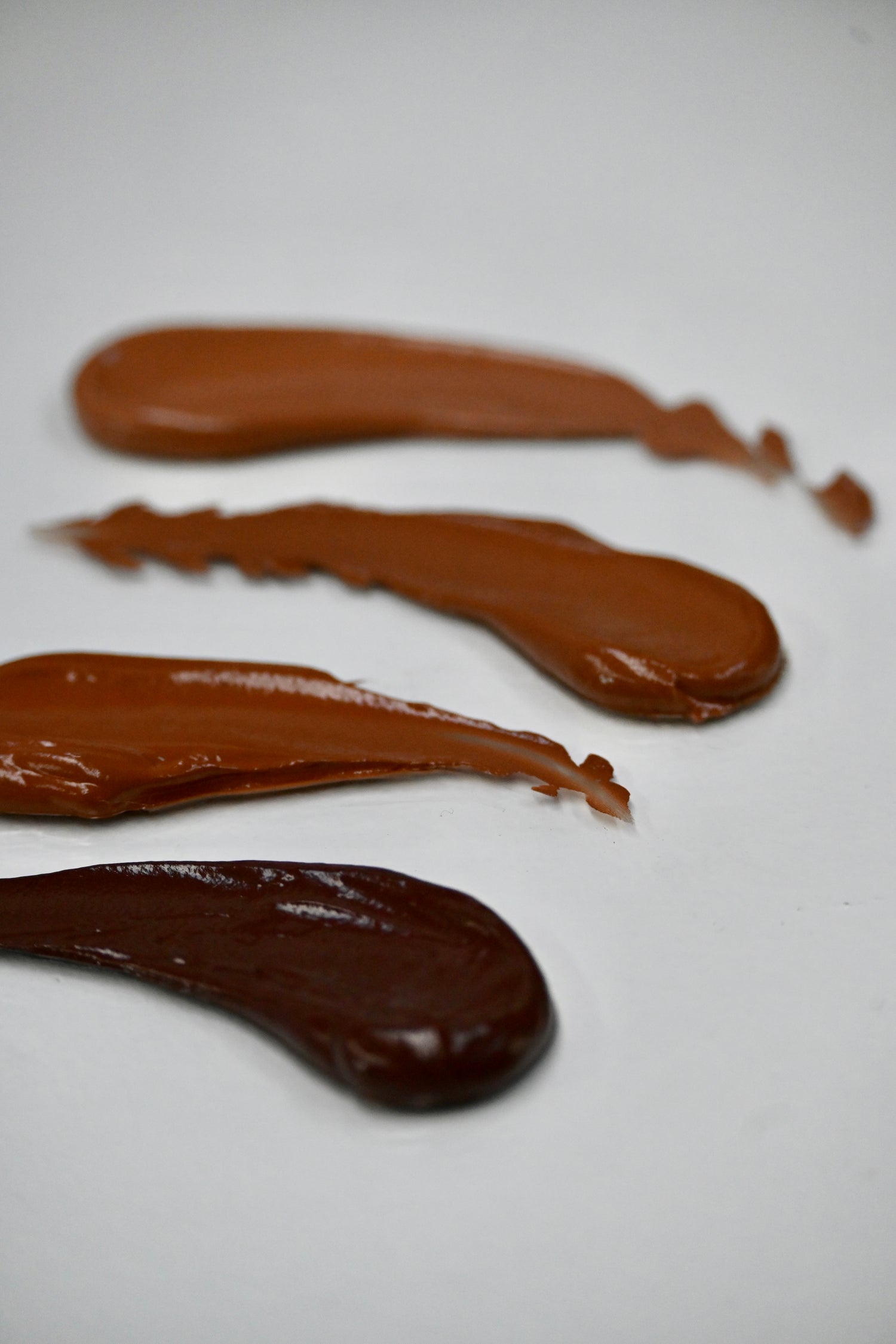 Sample swatches  of The MATTERfying Foundation – test shades before full-size purchase