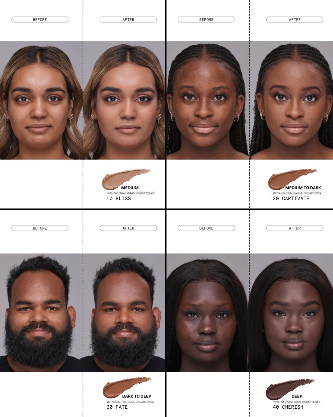 Before and after images demonstrating coverage of The MATTERfying Foundation