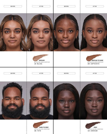 Before and after images demonstrating coverage of The MATTERfying Foundation